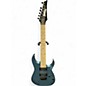 Used Ibanez GRG7221M Metallic Blue Solid Body Electric Guitar thumbnail