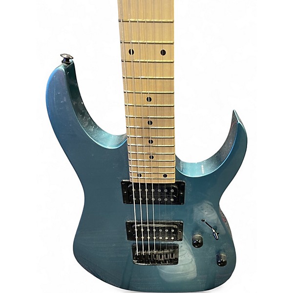 Used Ibanez GRG7221M Metallic Blue Solid Body Electric Guitar