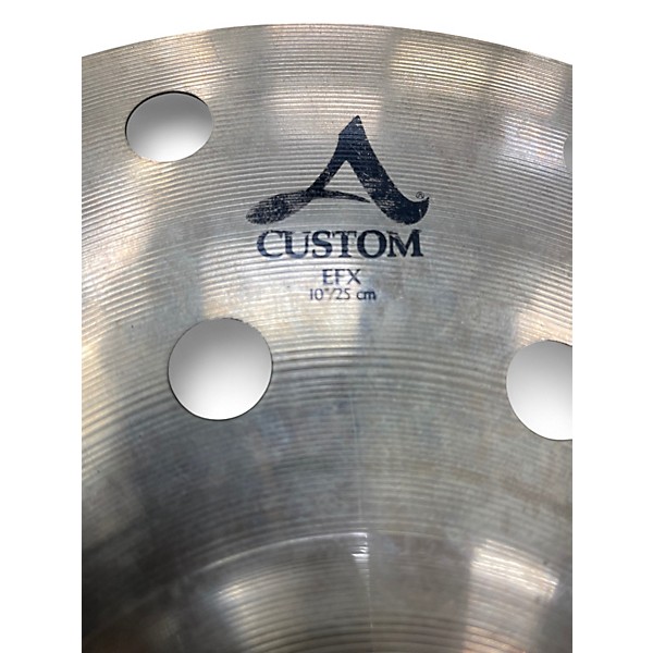 Used Zildjian 10in A Custom EFX Splash Cymbal