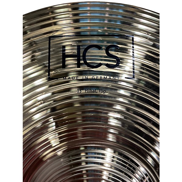 Used MEINL 13in HCS Hi Hat Pair Cymbal