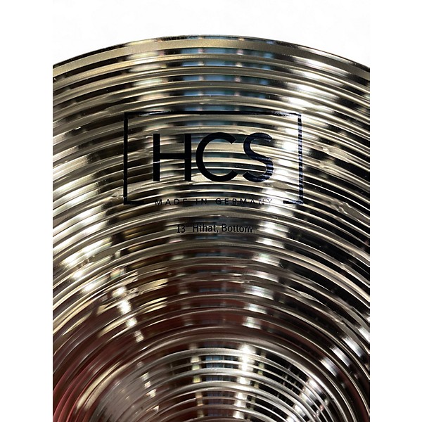 Used MEINL 13in HCS Hi Hat Pair Cymbal
