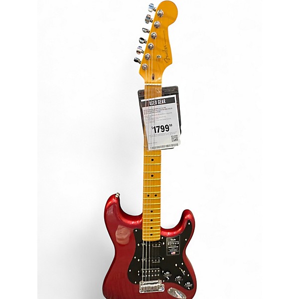 Used Fender American Ultra Stratocaster HSS SINISTER RED Solid Body Electric Guitar