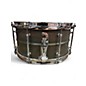 Used Pork Pie 13in Brass Snare Blue Drum
