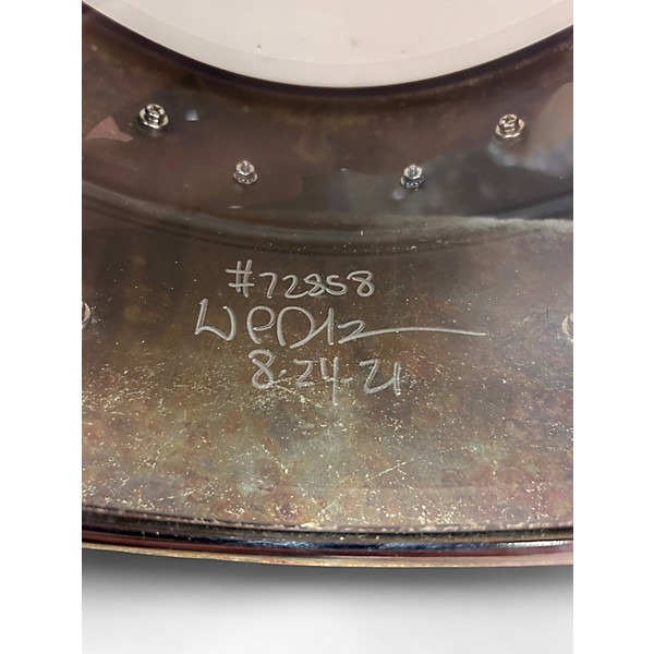 Used Pork Pie 13in Brass Snare Blue Drum