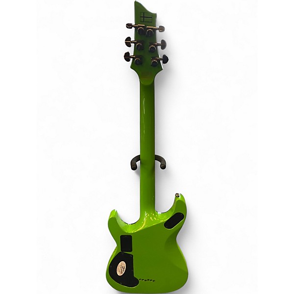 Used Schecter Guitar Research kenny hickey c-1 exs steele green Baritone Guitars