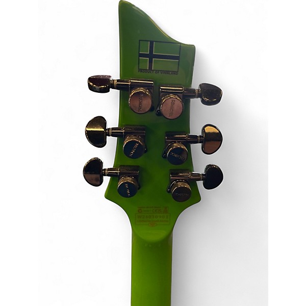 Used Schecter Guitar Research kenny hickey c-1 exs steele green Baritone Guitars