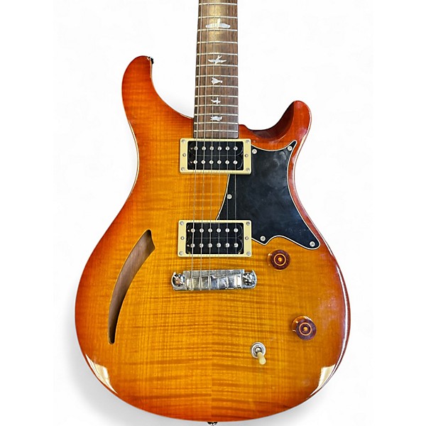 Used PRS SE Custom 22 Semi-Hollowbody 2 Color Sunburst Hollow Body Electric Guitar