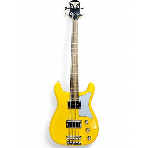Used Epiphone NEWPORT SUNSET YELLOW Electric Bass Guitar