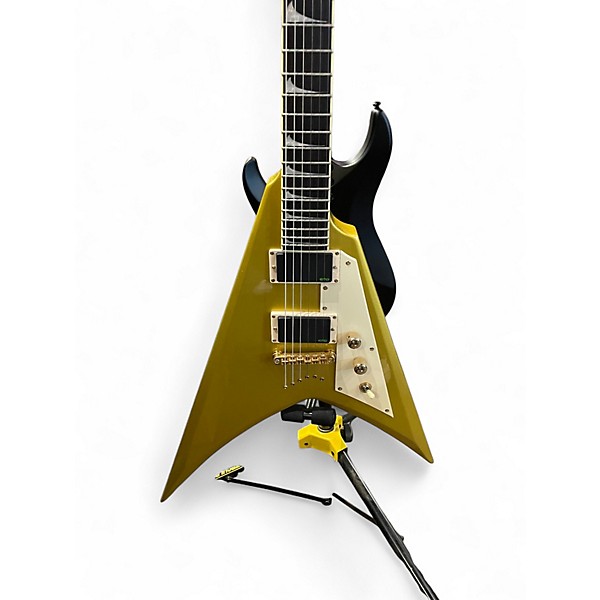 Used Ltd KIRK HAMMET V  GOLD Solid Body Electric Guitar