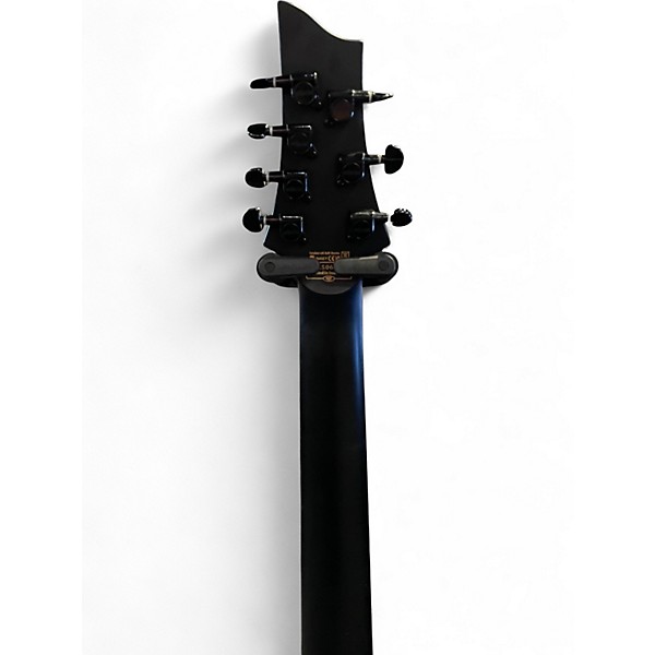 Used Schecter Guitar Research Damien 7 String Black Solid Body Electric Guitar