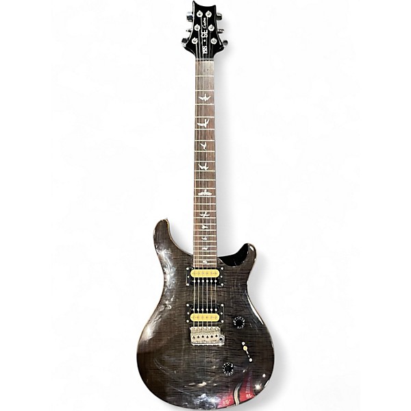 Used PRS SE Custom 24 Trans Charcoal Solid Body Electric Guitar