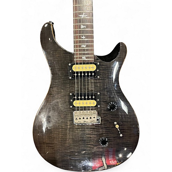 Used PRS SE Custom 24 Trans Charcoal Solid Body Electric Guitar