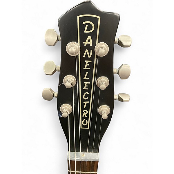 Used Danelectro 63 Candy Red Burst Solid Body Electric Guitar