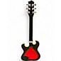 Used Danelectro 63 Candy Red Burst Solid Body Electric Guitar
