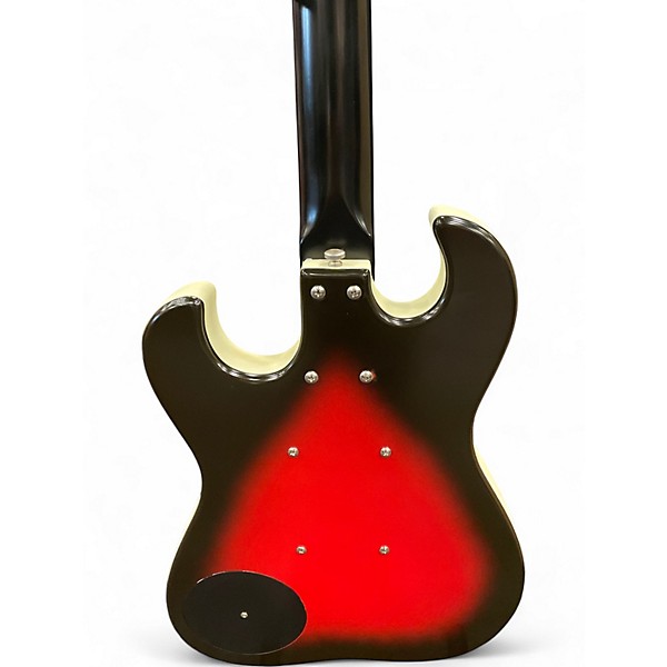 Used Danelectro 63 Candy Red Burst Solid Body Electric Guitar