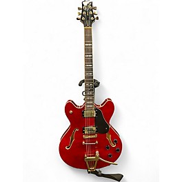 Used Peavey JF1EX Wine Red Hollow Body Electric Guitar