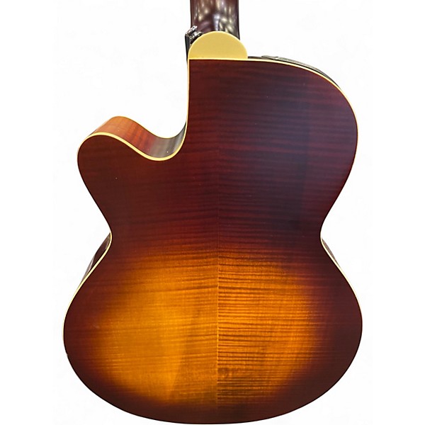 Used Takamine EG5403SC 2 Tone Sunburst Acoustic Guitar