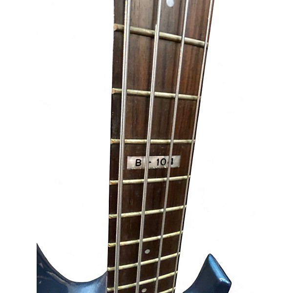 Used 2020s ESP B 104 Electron Blue Metallic Electric Bass Guitar