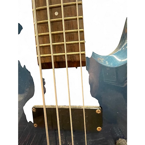 Used 2020s ESP B 104 Electron Blue Metallic Electric Bass Guitar