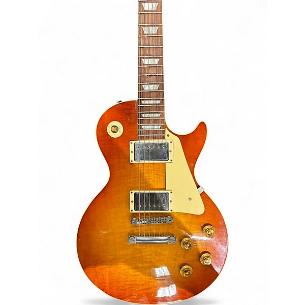 Used Gibson CUSTOM SHOP 58 LES PAUL AGED Cherry Sunburst Solid Body Electric Guitar