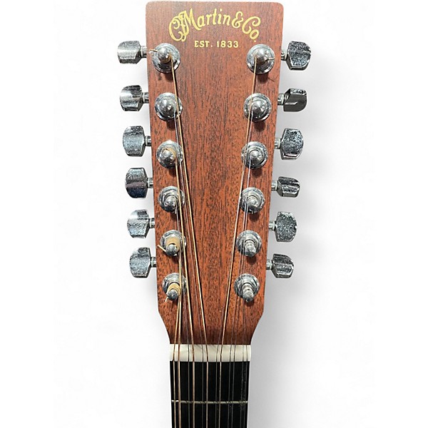 Used Martin D12X1AE Natural 12 String Acoustic Electric Guitar