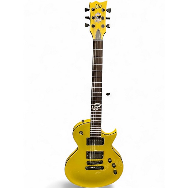 Used ESP LTD ECLIPSE 50TH ANNIVERSARY Metallic Gold Solid Body Electric Guitar