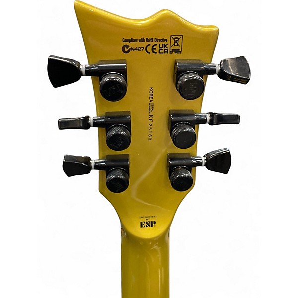 Used ESP LTD ECLIPSE 50TH ANNIVERSARY Metallic Gold Solid Body Electric Guitar