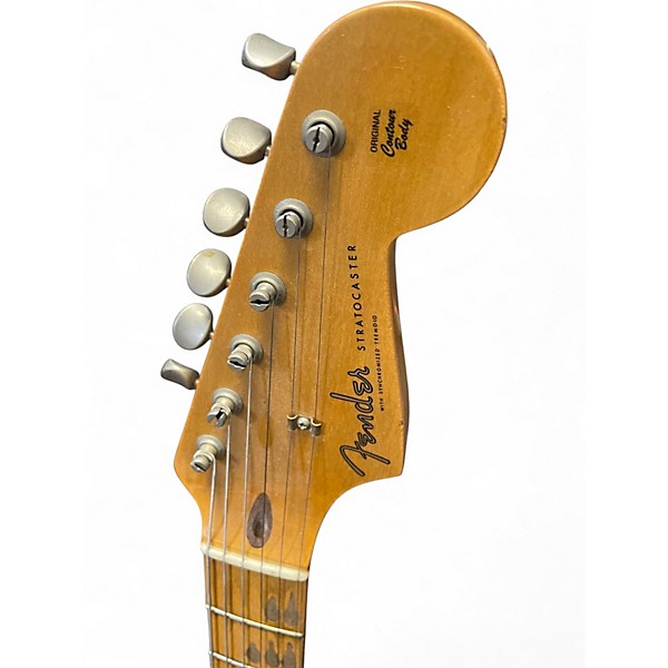 Used 2018 Fender Custom Shop Artist Series Eric Clapton Stratocaster j-man AGED WHITE Solid Body Electric Guitar