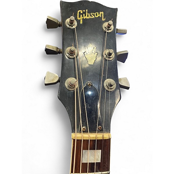 Vintage 1970s Gibson Hummingbird Custom Sunburst Acoustic Guitar
