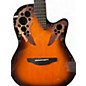 Used Ovation CE44 1 G Orange Acoustic Electric Guitar