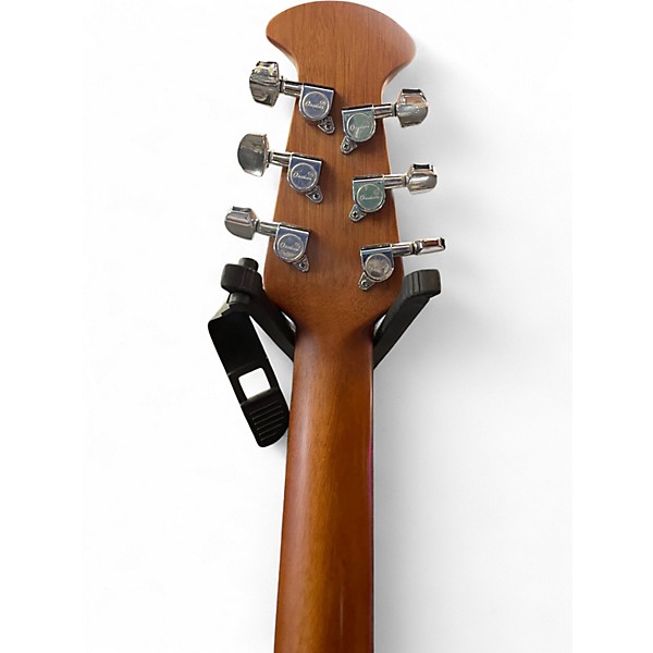 Used Ovation CE44 1 G Orange Acoustic Electric Guitar