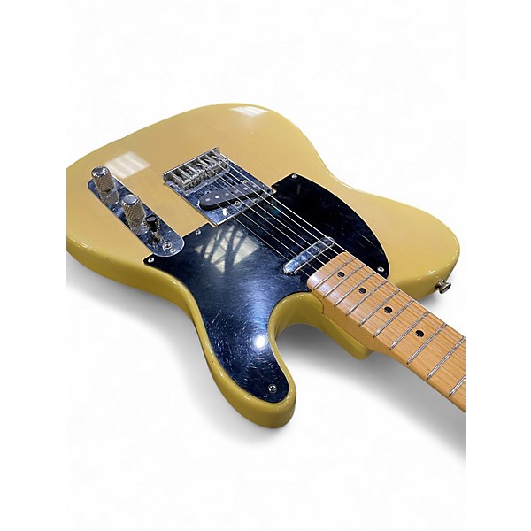 Vintage 1980s Squier By Fender TELECASTER Butterscotch Blonde Solid Body Electric Guitar