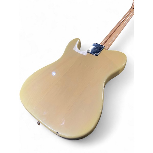 Vintage 1980s Squier By Fender TELECASTER Butterscotch Blonde Solid Body Electric Guitar