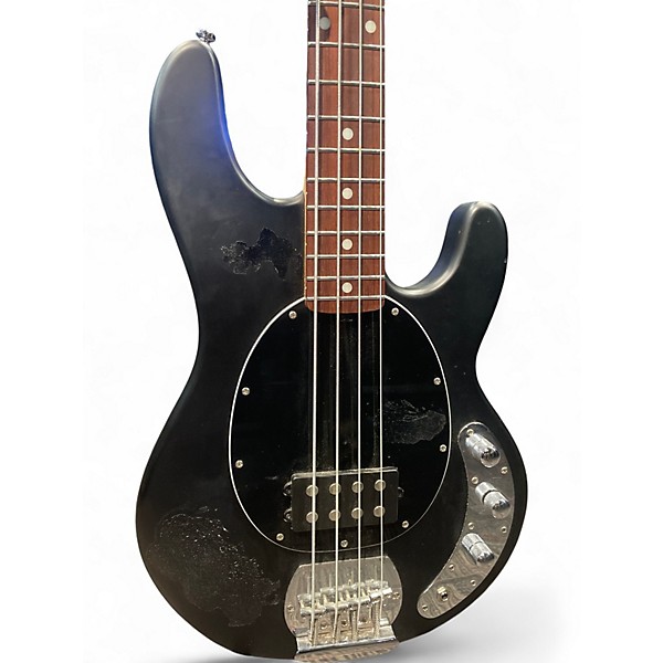 Used Sterling by Music Man Sting Ray SUB Ray4 Matte Black Electric Bass Guitar