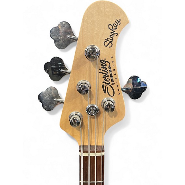 Used Sterling by Music Man Sting Ray SUB Ray4 Matte Black Electric Bass Guitar