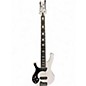 Used Schecter Guitar Research Stargazer Left Handed Bass 5 Alpine White Electric Bass Guitar thumbnail