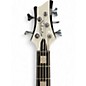 Used Schecter Guitar Research Stargazer Left Handed Bass 5 Alpine White Electric Bass Guitar