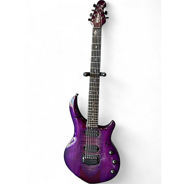 Used Ernie Ball Music Man Majesty Trans Purple Solid Body Electric Guitar