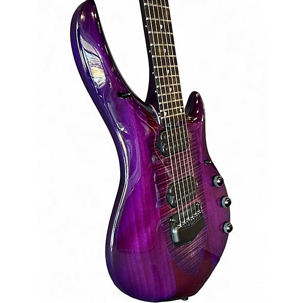 Used Ernie Ball Music Man Majesty Trans Purple Solid Body Electric Guitar