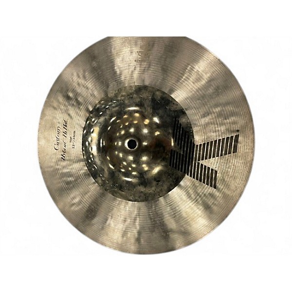 Used Zildjian 13in K Custom Hybrid Hi Hat Pair Cymbal