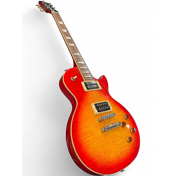 Used 2000s Epiphone Les Paul Standard Heritage Cherry Sunburst Solid Body Electric Guitar