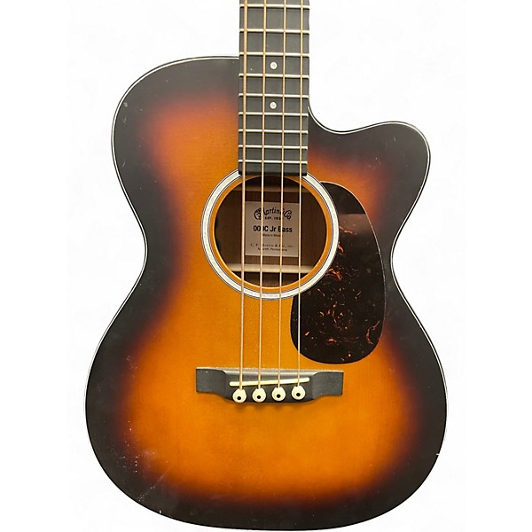 Used Martin 00C JR BASS Tobacco Burst Acoustic Bass Guitar