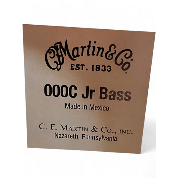 Used Martin 00C JR BASS Tobacco Burst Acoustic Bass Guitar