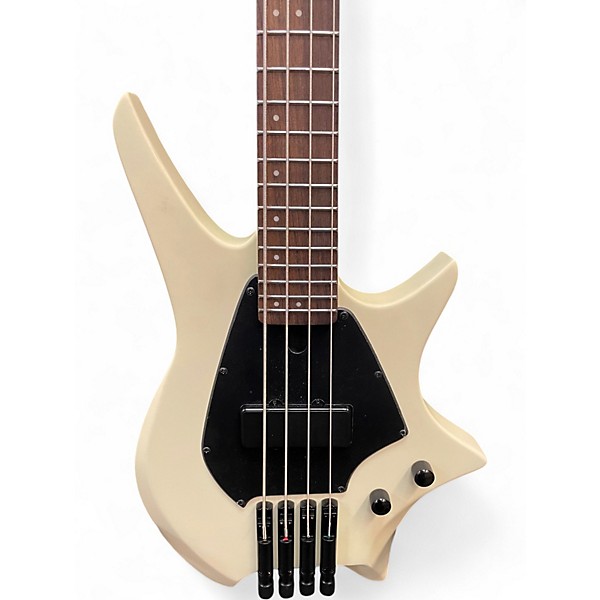 Used Hils HNB3 Arctic White Electric Bass Guitar