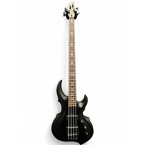 Used ESP LTD F4E Satin Black Electric Bass Guitar