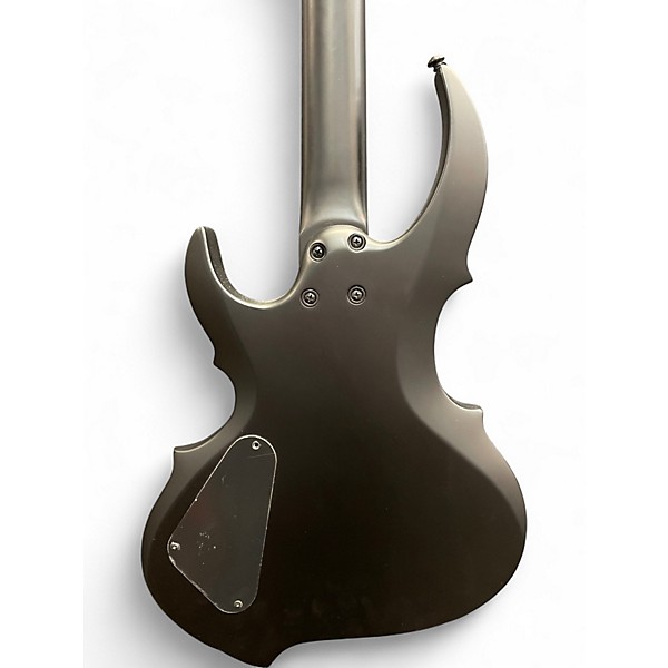 Used ESP LTD F4E Satin Black Electric Bass Guitar