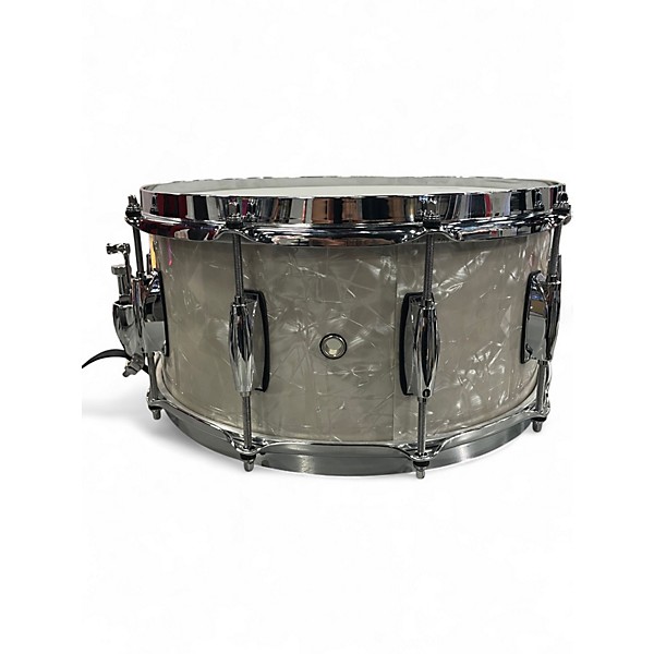 Used Gretsch Drums 14X6.5 Renown Snare Pearl White Drum