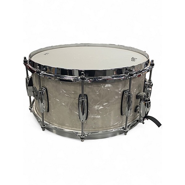 Used Gretsch Drums 14X6.5 Renown Snare Pearl White Drum