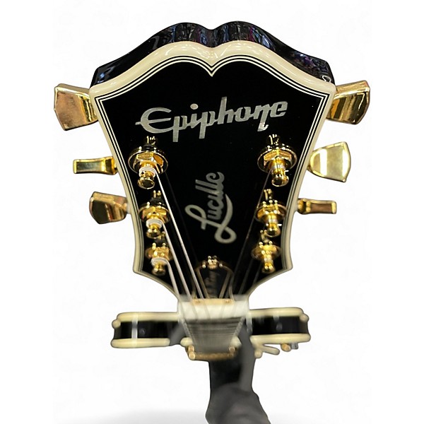 Used Epiphone BB King Lucille Black Hollow Body Electric Guitar