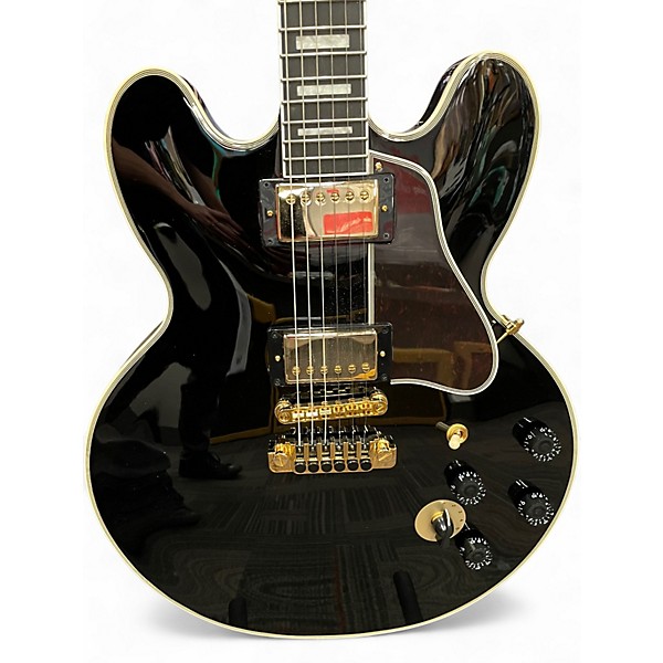 Used Epiphone BB King Lucille Black Hollow Body Electric Guitar
